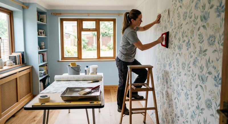 Bedroom Wallpaper Installation in Kansas City, MO