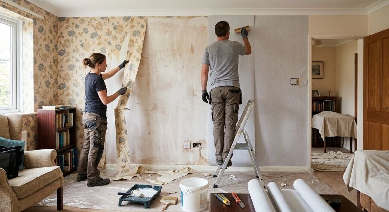 Bedroom Wallpaper Installation in Overland Park, KS