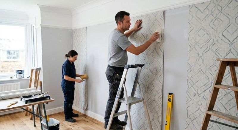 Kitchen Wallpaper Installation in Kansas City, KS