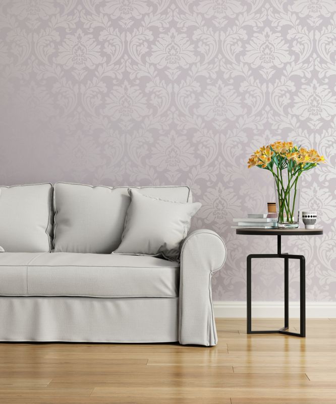 Wallpaper Application in Living Room