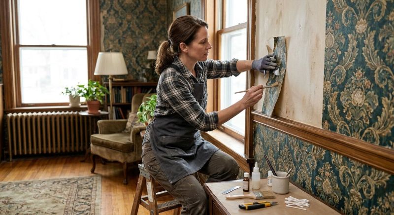 Wallpaper Restoration in Roswell, GA
