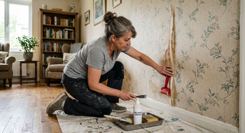 Wallpaper Seam Repair in Olathe, KS