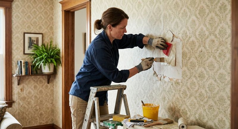 Wallpaper Seam Repair in Kansas City, MO